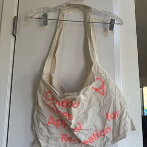 Outdoor Voices canvas shoulder bag